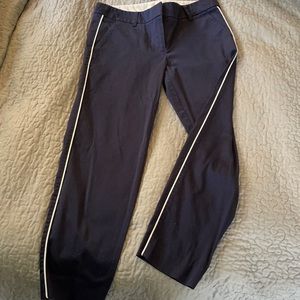 J. Crew tailored pinstripe Capri